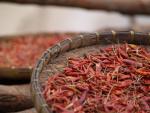 sunbathing--chillies